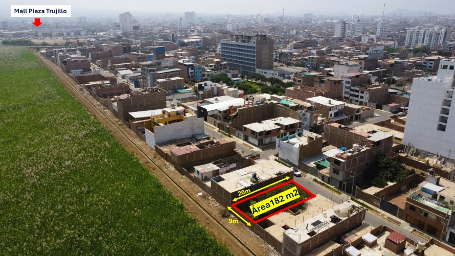 Terreno en la Urbanización Natasha a pasos del Mall